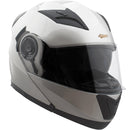 Casco Modulare per Moto Scooter SKA-P 5 XH Road Silver Metal -1