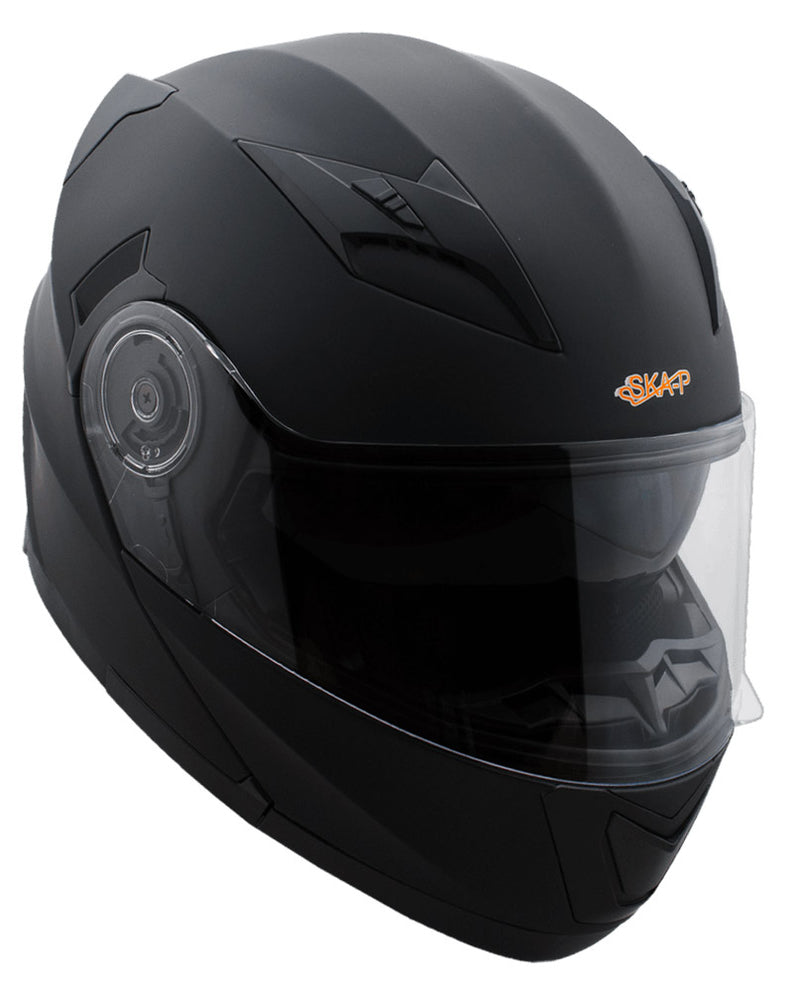 Casco Modulare per Moto Scooter SKA-P 5 XH Road Silver Metal -3