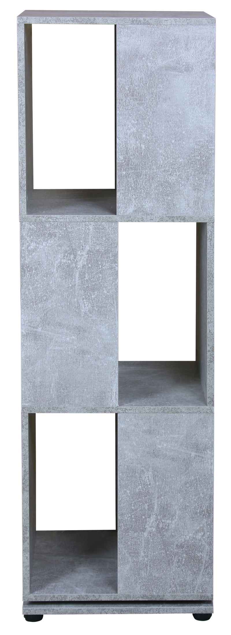 Libreria Modulare 34x34x108 cm  in Pannello Truciolare Grigio-3