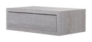 Mensola da Parete 1 Cassetto 45x13,4x23,7 cm in Fibra di Legno Lego Maxi Rovere Grigio New-1