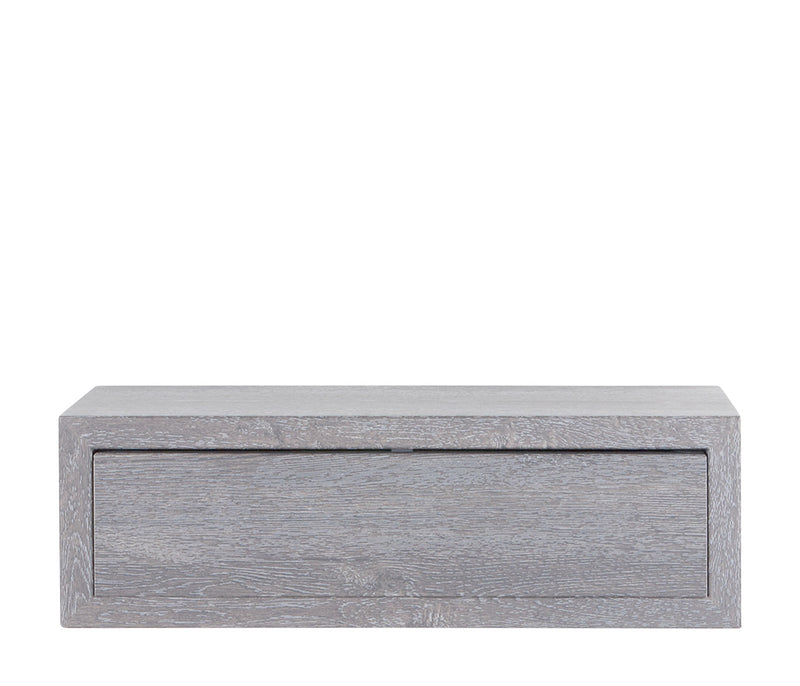 Mensola da Parete 1 Cassetto 45x13,4x23,7 cm in Fibra di Legno Lego Maxi Rovere Grigio New-3