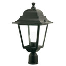 Lampada Testa Palo da Giardino E27 60W in Alluminio Sovil Nero-1