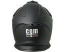 Casco Integrale per Moto Cross con Frontino CGM Ground 601A Nero Opaco -5