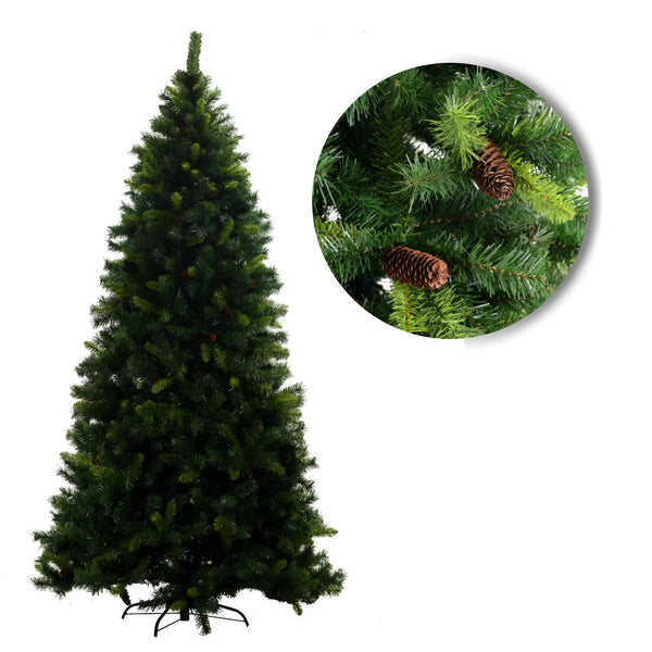 acquista Künstlicher Weihnachtsbaum mit Tannenzapfen Adami Monte Sillara Grün Verschiedene Größen