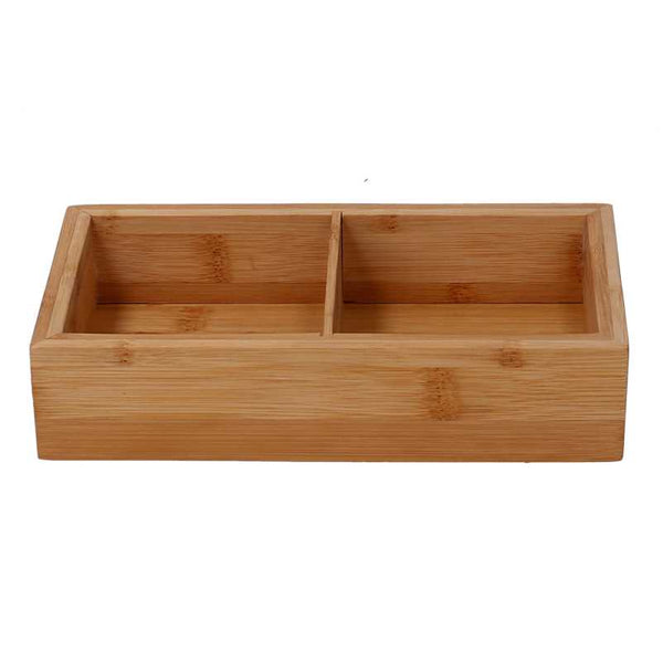 Cassetto Svuotatasche Rettangolare 21x11xh4,8 cm in Bambù Naturale sconto