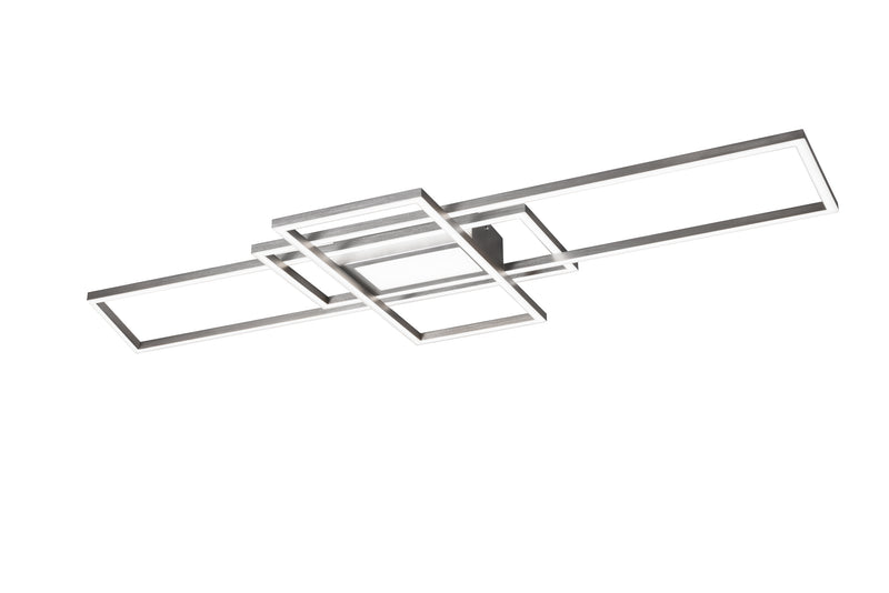 Plafoniera da Interno a LED in Metallo Nickel Opaco-2