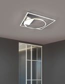 Plafoniera da Interno a Led in Metallo Nickel Opaco-7