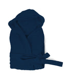 Accappatoio in Spugna 100% Cotone Blu Scuro S/M-1