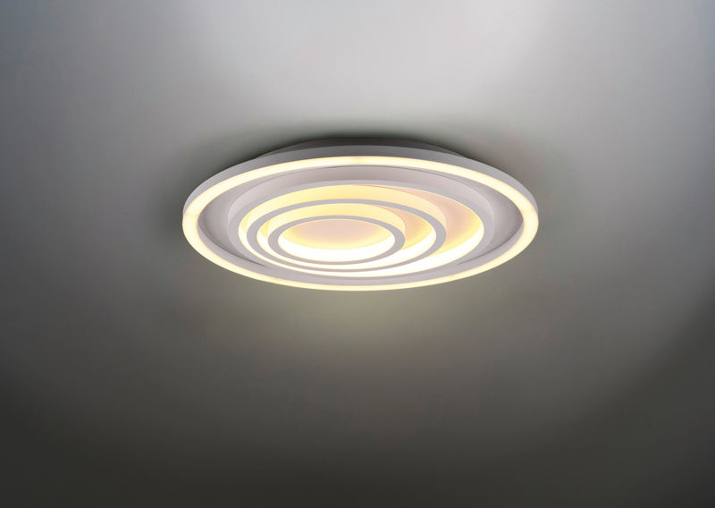 Plafoniera da Interno a LED in Metallo Bianco Opaco-7