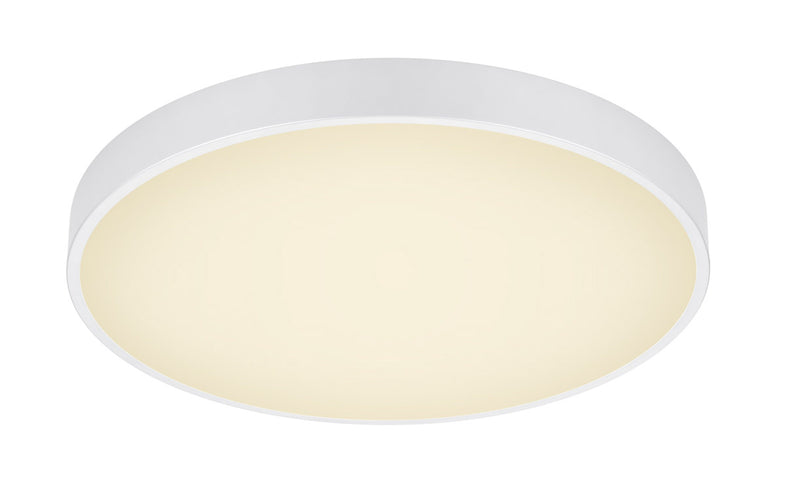 Plafoniera da Interno a LED in Metallo Bianco Opaco-2