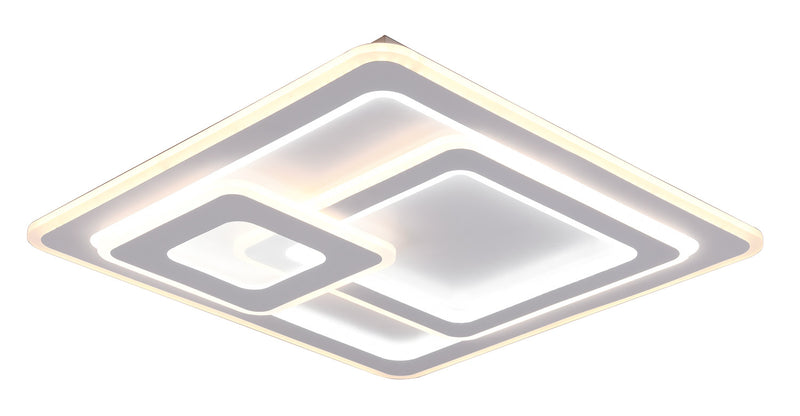 Plafoniera da Interno a LED in Metallo Bianco Opaco-1