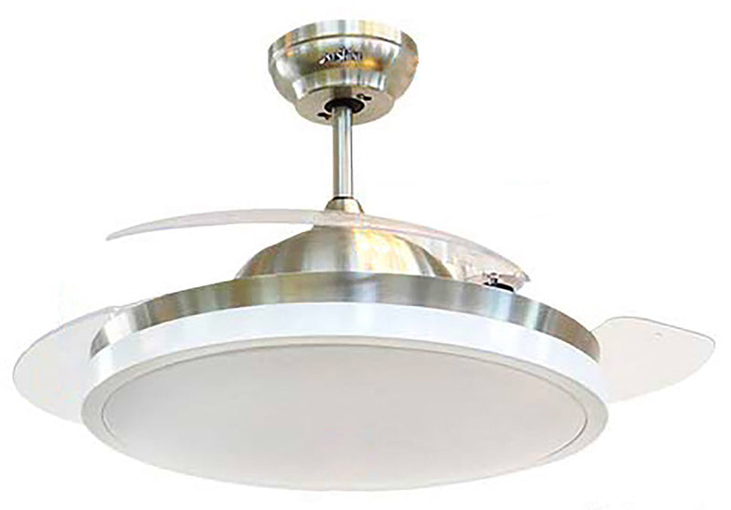 Ventilatore da Soffitto 3 Pale e Lampada LED Ø50 cm 3 Velocità Ghost Classic -1