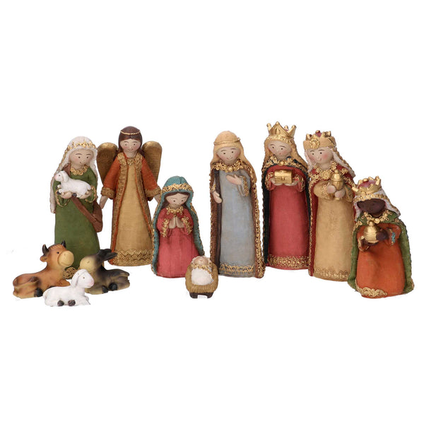 Natività resina set 11pz cm xh13 prezzo