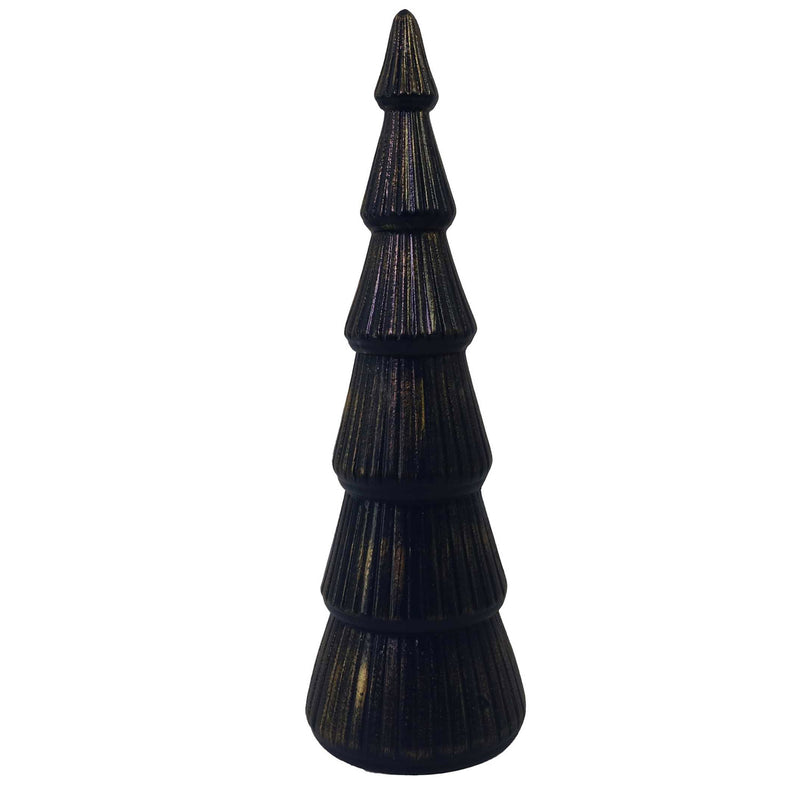 Mini Albero di Natale in Legno blu cm Ø15xh48-1