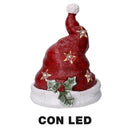 Cappello in Resina con Led rosso cm 28x26xh36,7-1