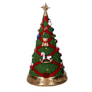 Albero resina con led rosso e verde cm Ø26,8xh46,3-2