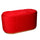 Pouf Contenitore 82x42xh41 cm in Tessuto Velluto Rosso