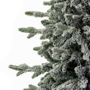 Albero di Natale Artificiale Innevato Grinch Slim Verde Varie Misure-2