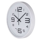 Orologio da Parete Ø30 cm in Plastica Bianco-2