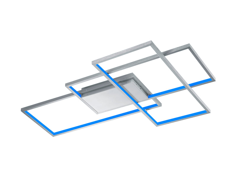 Plafoniera da Interno a LED in Metallo Nickel Opaco-4