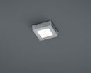 Plafoniera da Interno a LED in Alluminio Nickel Opaco-1