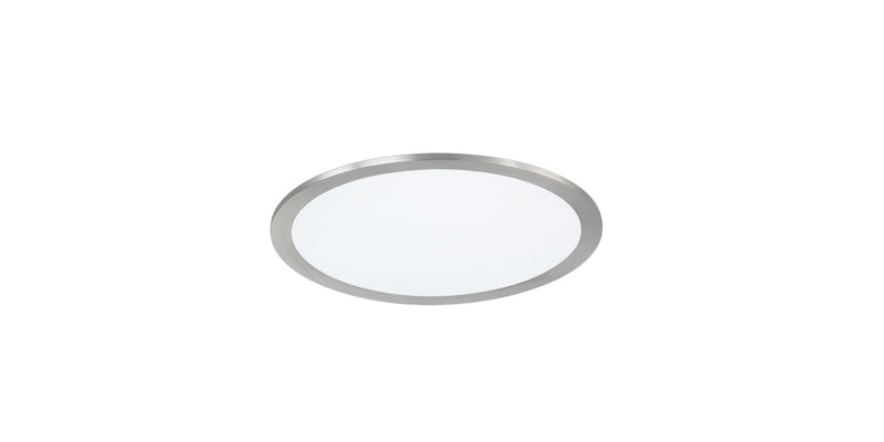 Plafoniera da Interno a LED in Metallo Nickel Opaco-1