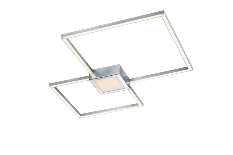 Plafoniera da Interno a LED in Metallo Nickel Opaco-2