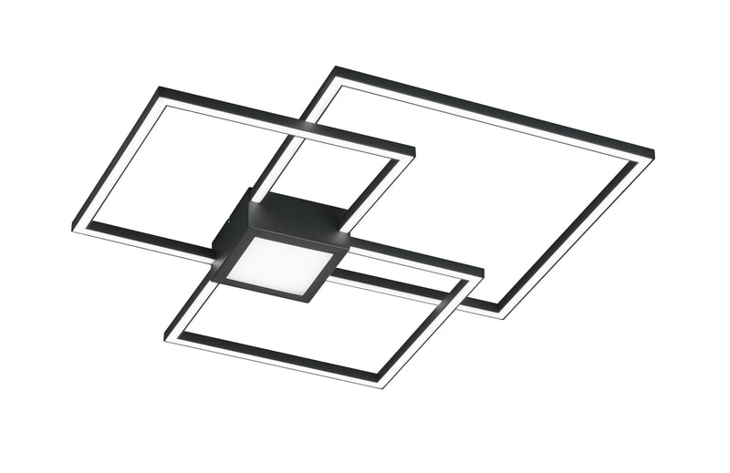 Plafoniera da Interno a LED in Metallo Antracite-1