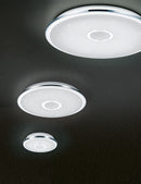 Plafoniera da Interno a LED in Plastica Cromo-2