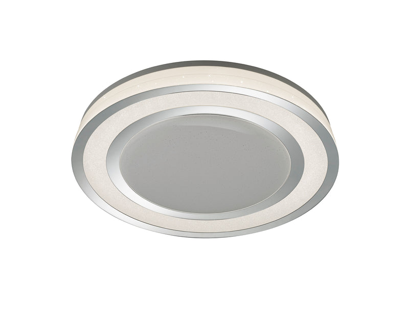 Plafoniera da Interno a LED in Plastica Cromo-2