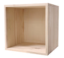 Pensile Libreria 1 Ripiano 36x30x36 cm in Legno di Pino Naturale-1