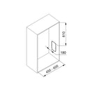 Appendiabiti per Armadio 45-60 cm Max 12Kg in Acciaio Emuca Cromato-5