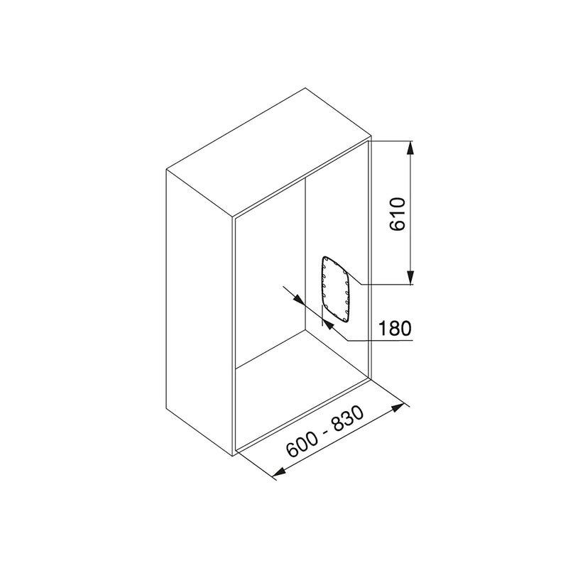 Appendiabiti per Armadio 60-83 cm Max 12Kg in Acciaio Emuca Bianco-5