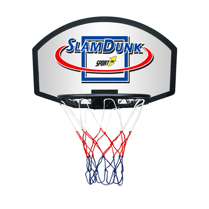 Canestro da Basket 71x45 cm  Slam Dunk Bianco Nero-1