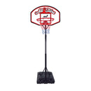 Canestro da Basket Esterno Altezza Allungabile 190-260 cm in Ferro -1