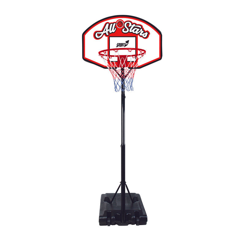 Canestro da Basket Esterno Altezza Allungabile 190-260 cm in Ferro -1