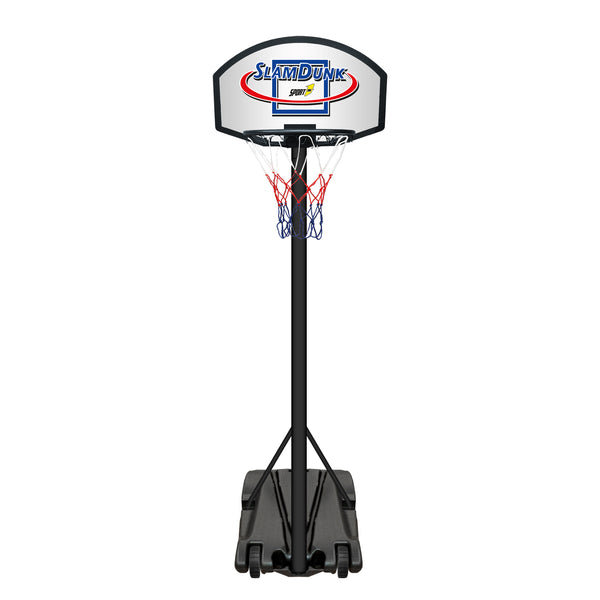 Canestro da Basket Esterno Altezza Allungabile 140-200 cm con Ruote in Metallo sconto