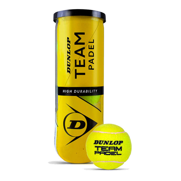 prezzo Set 3 Palline Padel in Tubo Pressurizzato Dunlop Team Padel Gialle