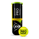 Set 3 Palline Padel in Tubo Pressurizzato Dunlop Pro Padel Gialle-1