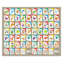 Tappeto Extramorbido per Bambini 200x150 cm Arrotolabile Doppia Grafica Multicolore-1