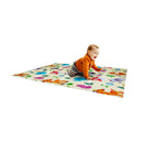 Tappeto Morbido per Bambini 120x90x0,8 cm Pieghevole Foresta Multicolore-1