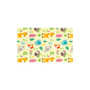 Tappeto Morbido per Bambini 120x90x0,8 cm Pieghevole Foresta Multicolore-2