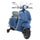 Piaggio Vespa 946 Elettrica 12V per Bambini Blu