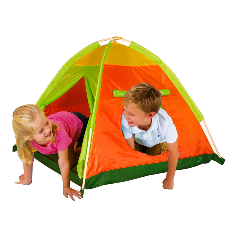 Tenda da Gioco per Bambini 112x112x94 cm Struttura in Plastica Tubolare Avventura Multicolore-1