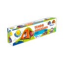 Tenda da Gioco per Bambini 112x112x94 cm Struttura in Plastica Tubolare Avventura Multicolore-3