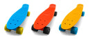 Skateboard con Tavola 57 cm in PP Street Cruizer Azzurro Arancio e Giallo-1