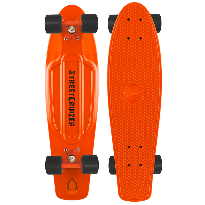 Skateboard con Tavola 57 cm in PP Street Cruizer Azzurro Arancio e Giallo-6