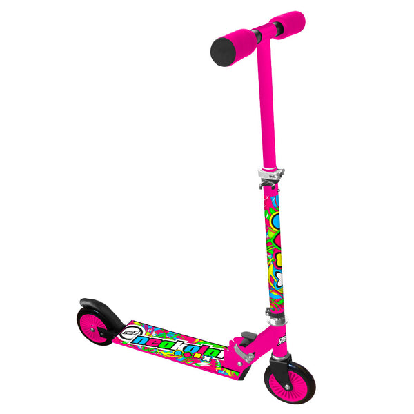 sconto Monopattino 2 Ruote Pieghevole per Bambini Ruote 120 mm Rosa