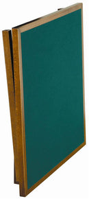 Tavolo da Gioco Quadrato Pieghevole 80x80 cm in Legno Panno Verde Del Fabbro Classic-2