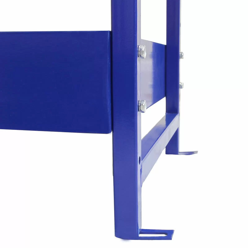 Scaffalatura Lightning 3 Ripiani 116,5x115x34,8 cm per Furgone in Acciaio Inossidabile Blu-7